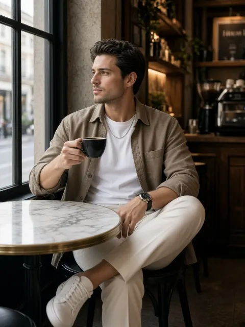 A Pause by the Window