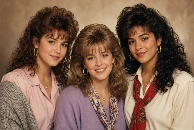 80s Best Friends Studio Photo