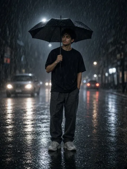 Reflections in the Rain