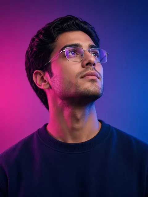 Magenta and Midnight Blue