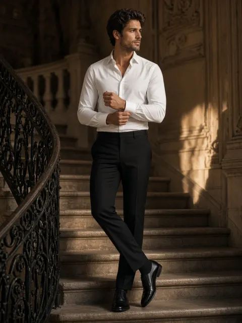 Waiting on the Steps