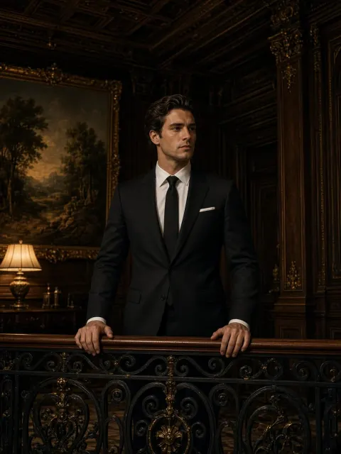 Sophisticated Gentleman at Classic Interior