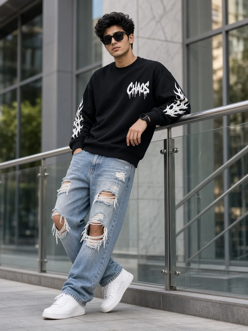 Men's Casual City Lifestyle Portrait