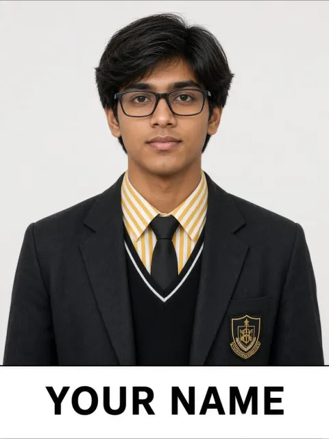 Realistic School ID Card Photo AI Prompt