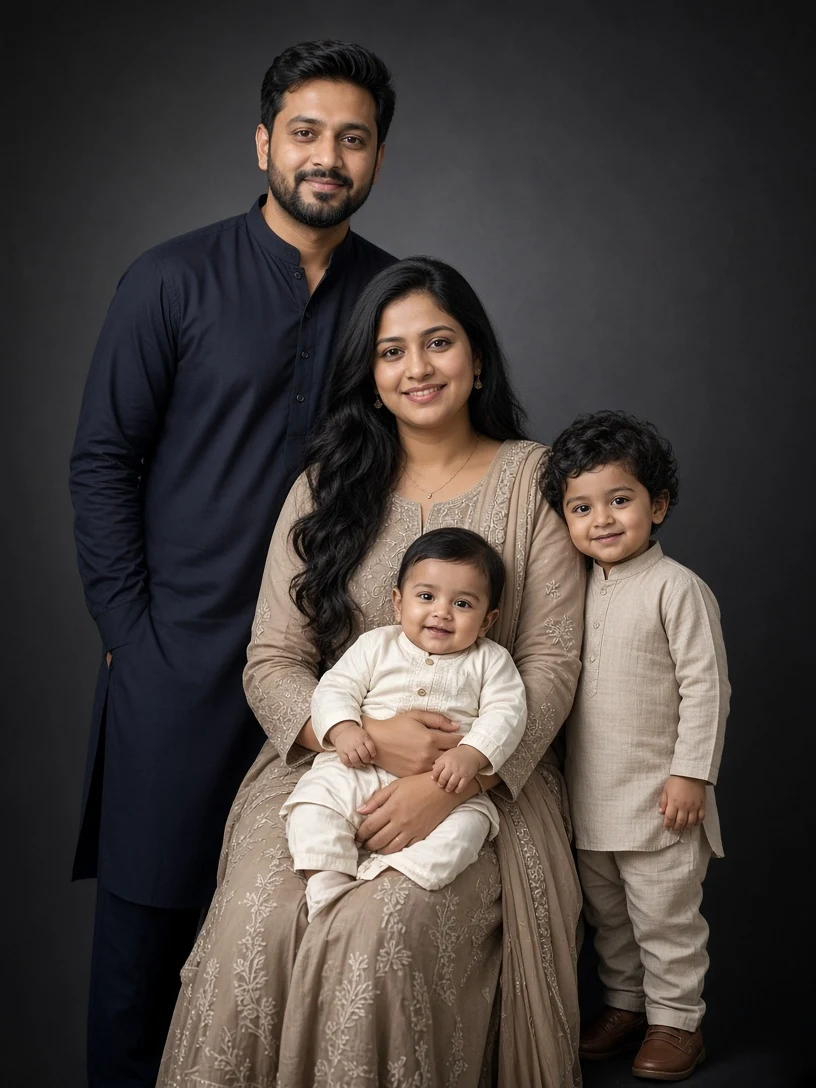 Studio Family Portrait