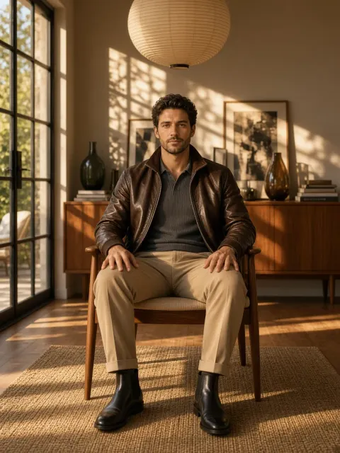 Sunlit Interior Portrait