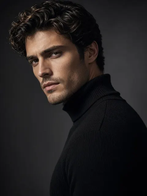 Dark Aesthetic Men's Portrait