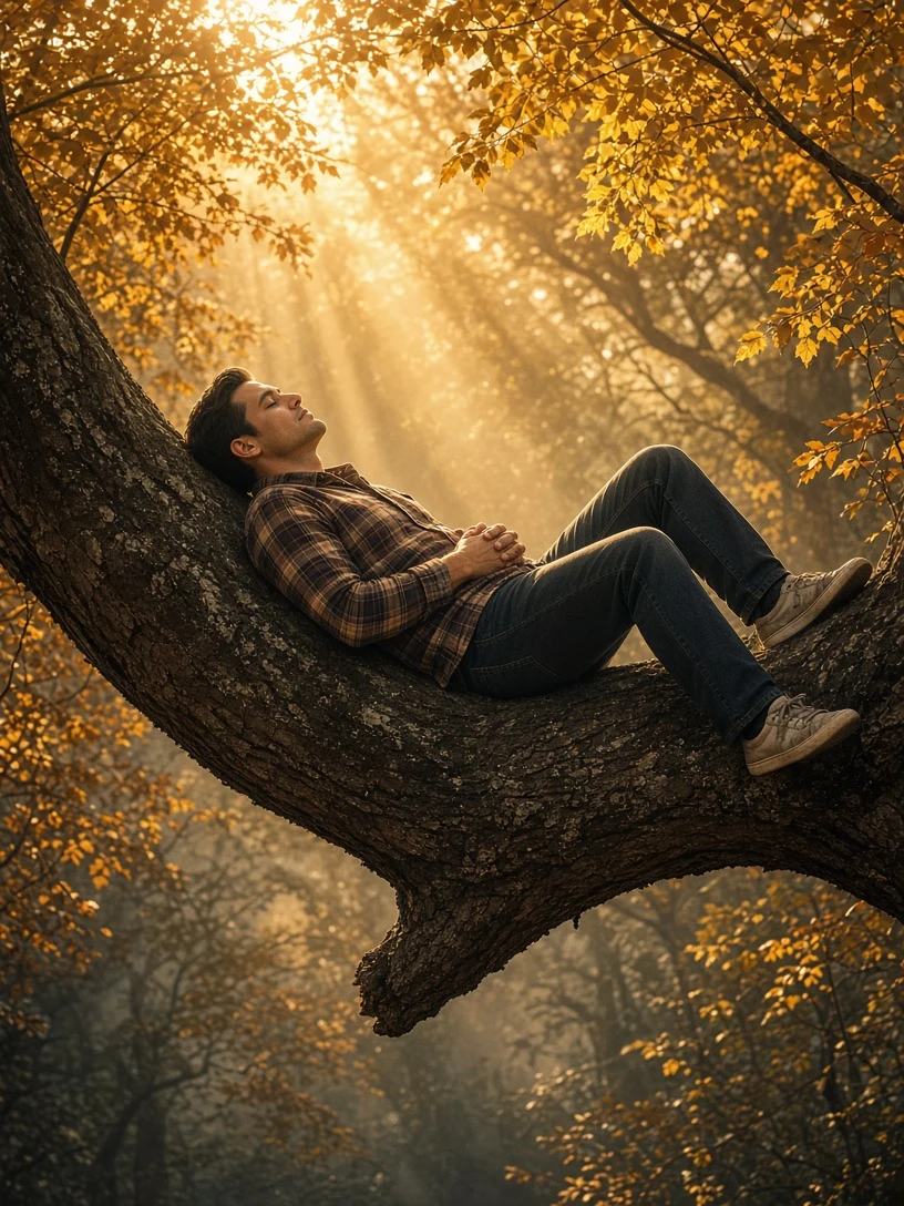 Resting on the Leaning Branch