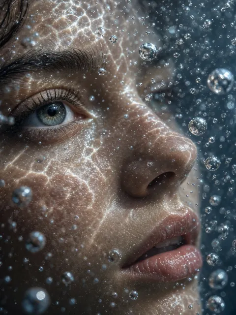 Underwater portrait