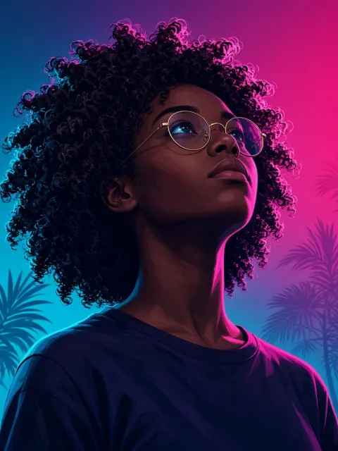 Neon Curls
