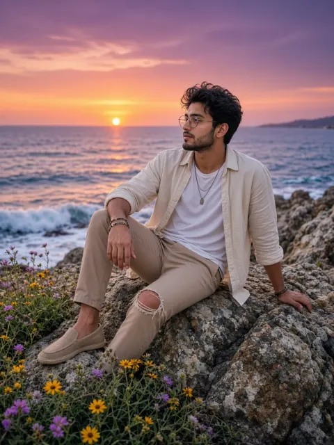Violet Skies & Ocean Eyes