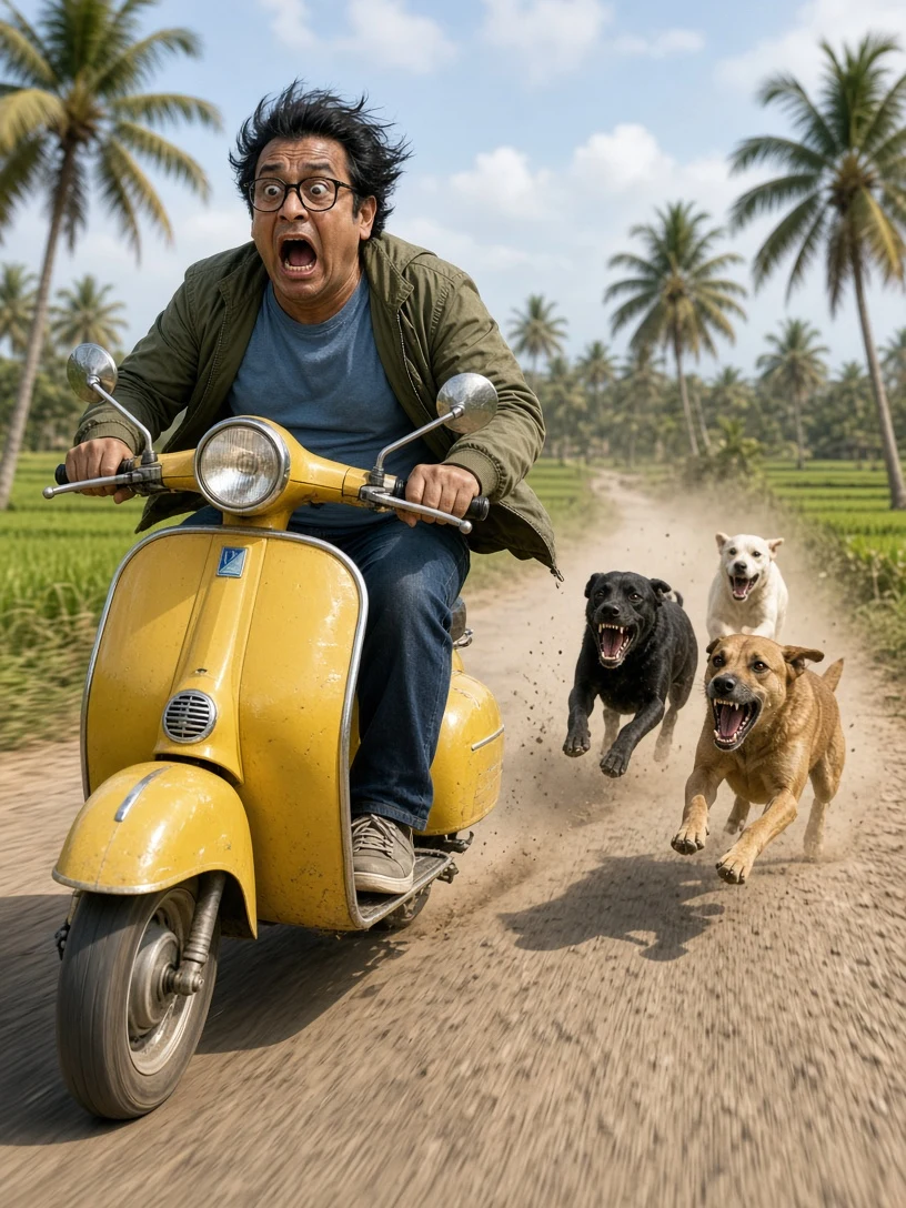 Yellow Scooter Escape