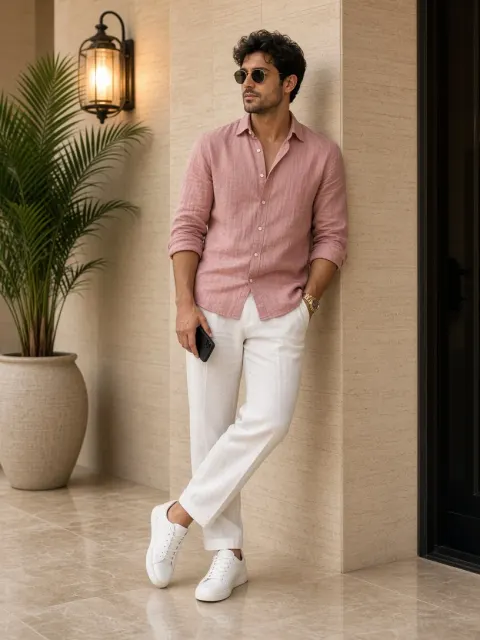 Casual Summer Fashion Men's Portrait