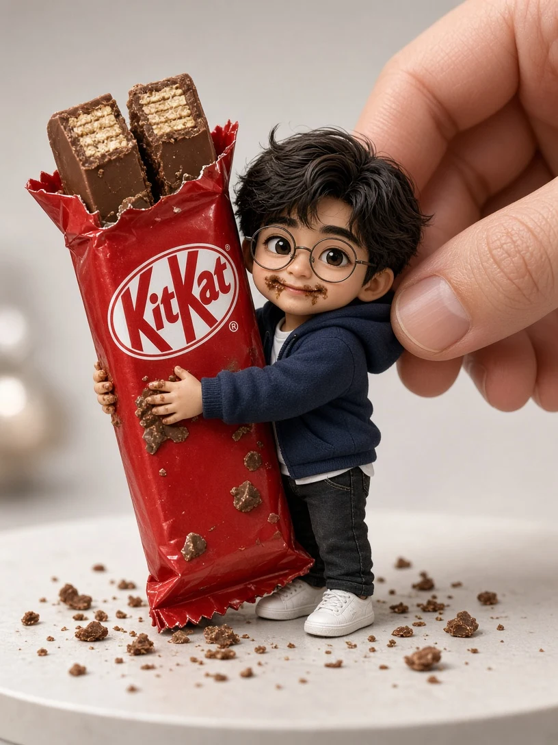 A Miniature with Chocolate