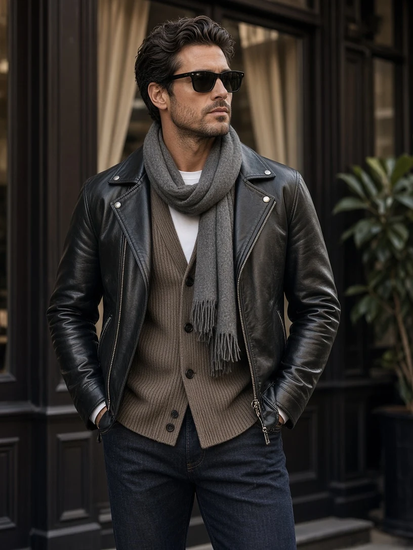 Handsome Man Casual Fashion Prompt