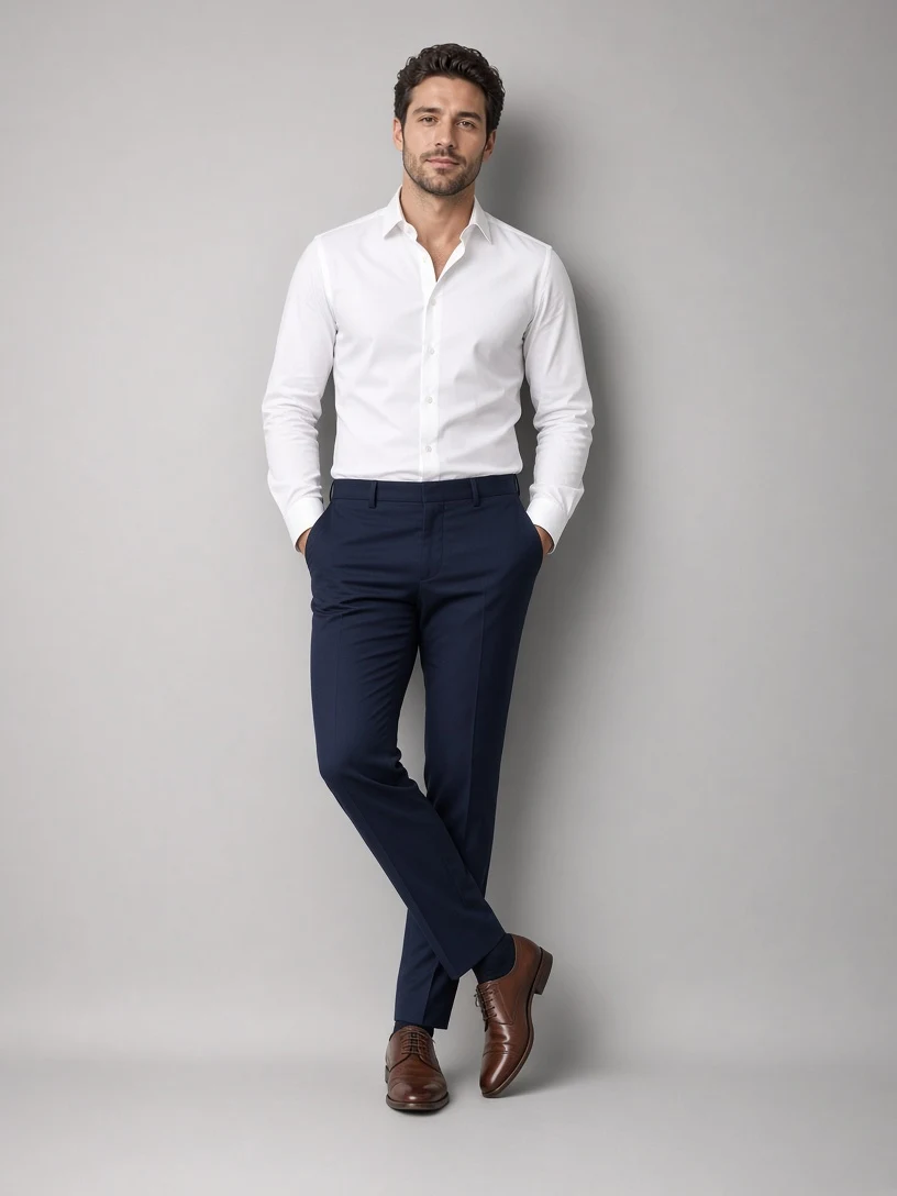 Casual and confident