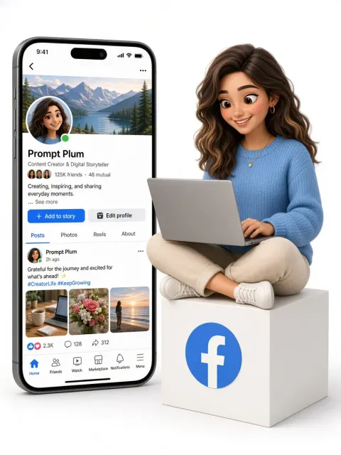 Modern Facebook Profile