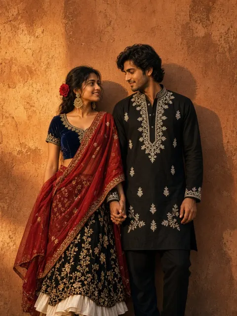 Indian Couple 90s Bollywood