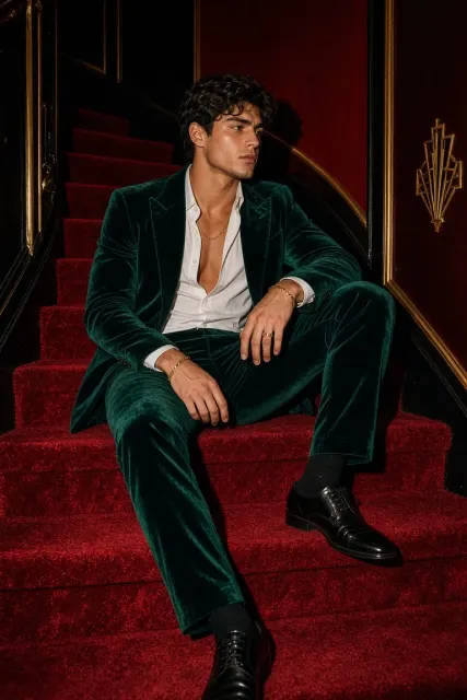 Emerald Velvet Evening