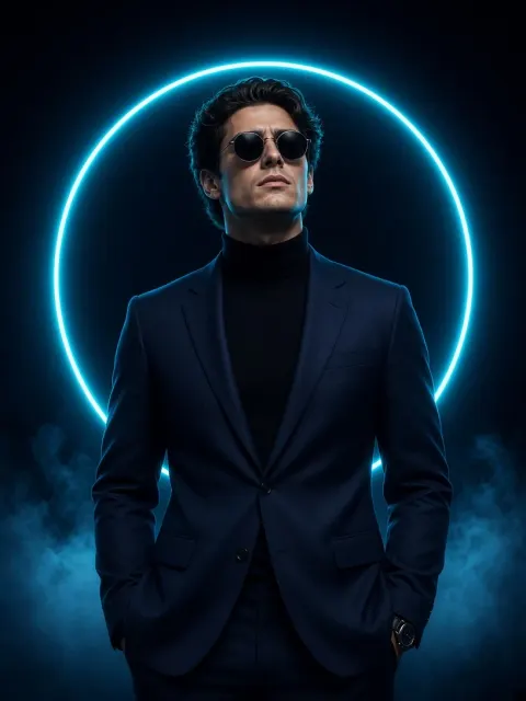 Blue Light Aura