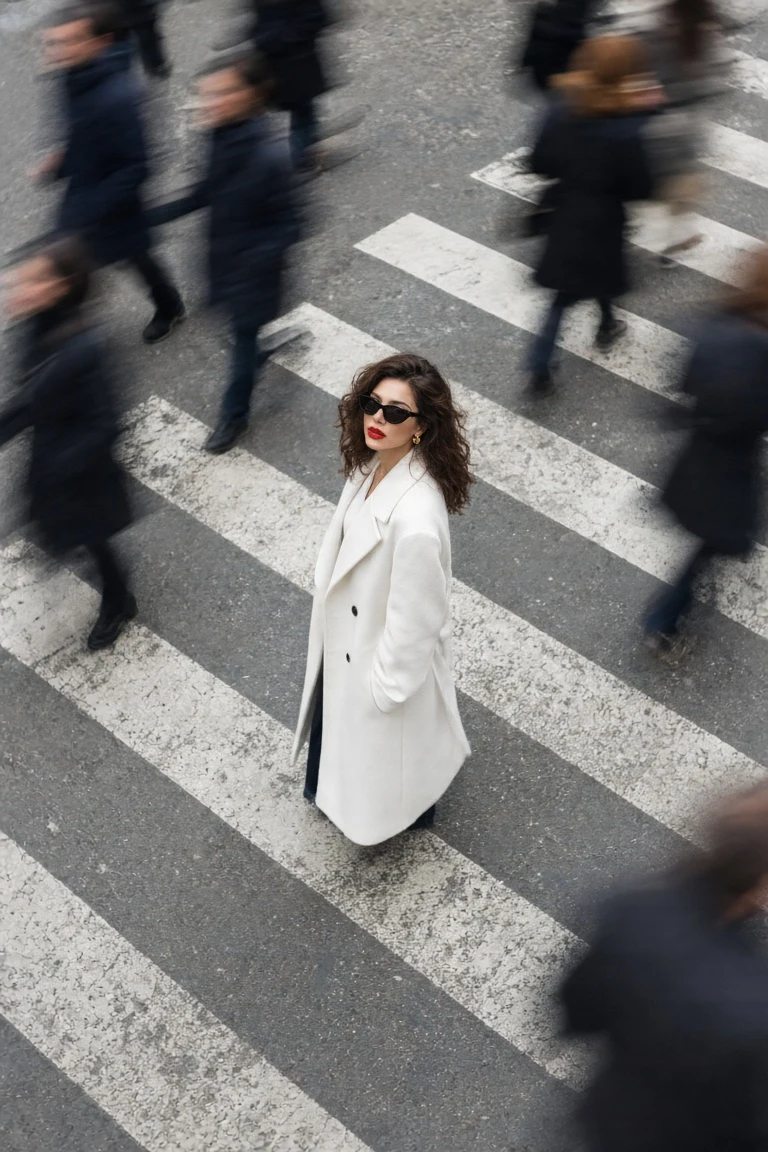 Motion Blur Urban Street Portrait AI Prompt