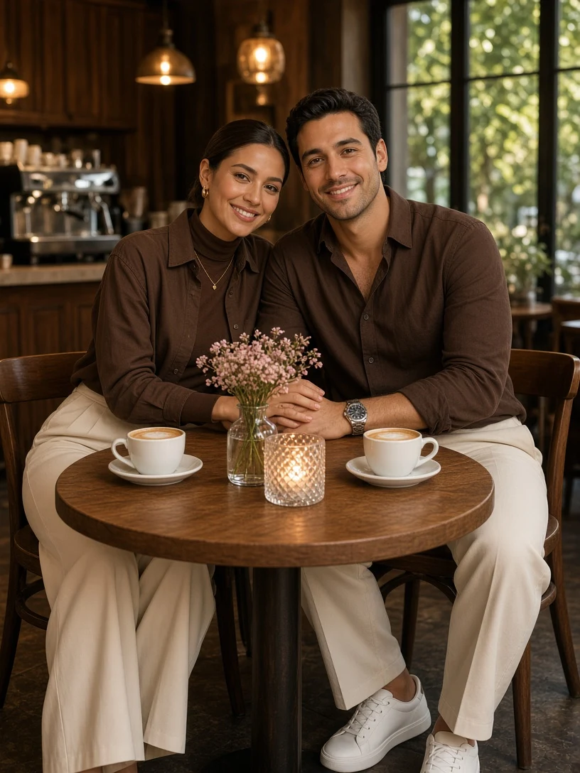 Coordinated in Cocoa: A Matching Cafe Date