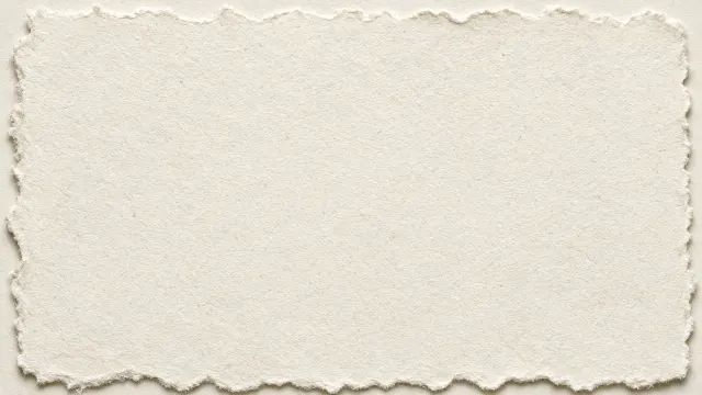 Handmade Cotton Rag Paper with Deckle Edges and Botanical Fibers