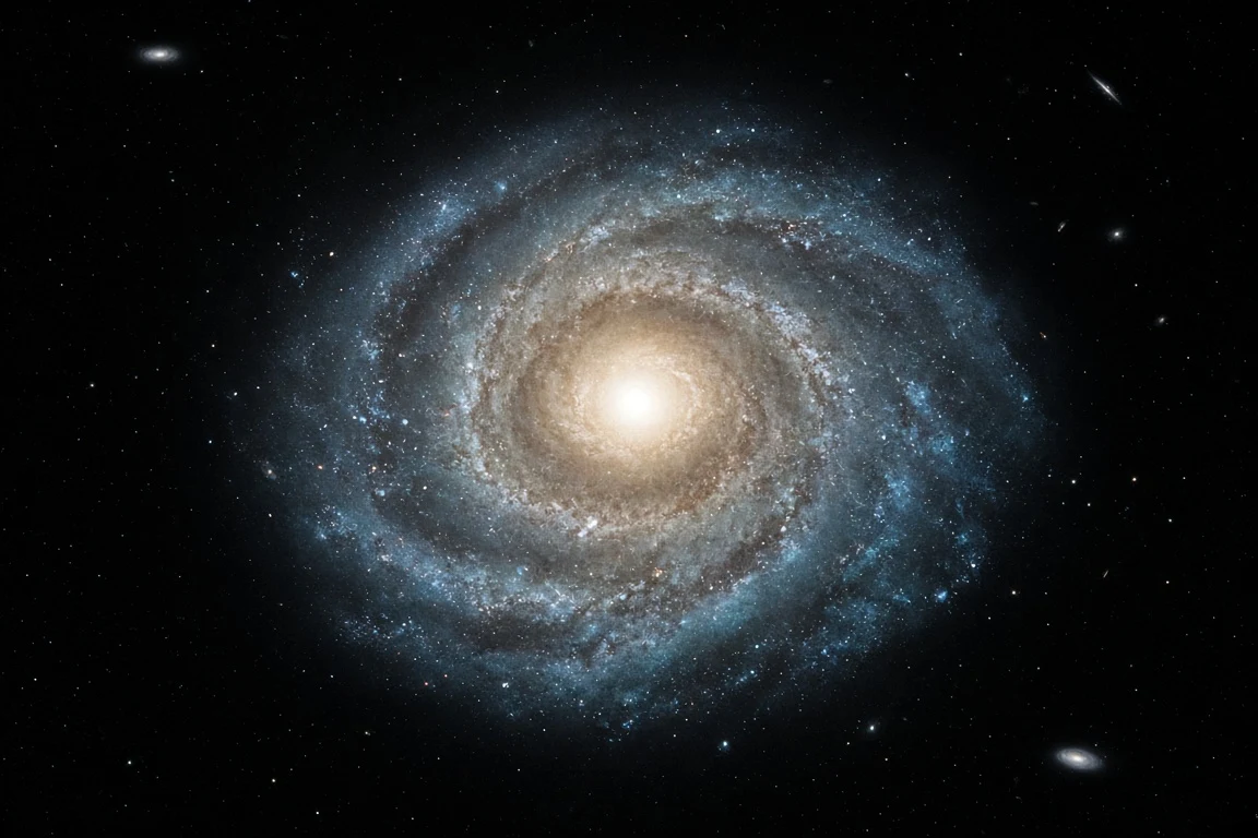 Patchy Flocculent Spiral Galaxy with Diffuse Feathery Arms