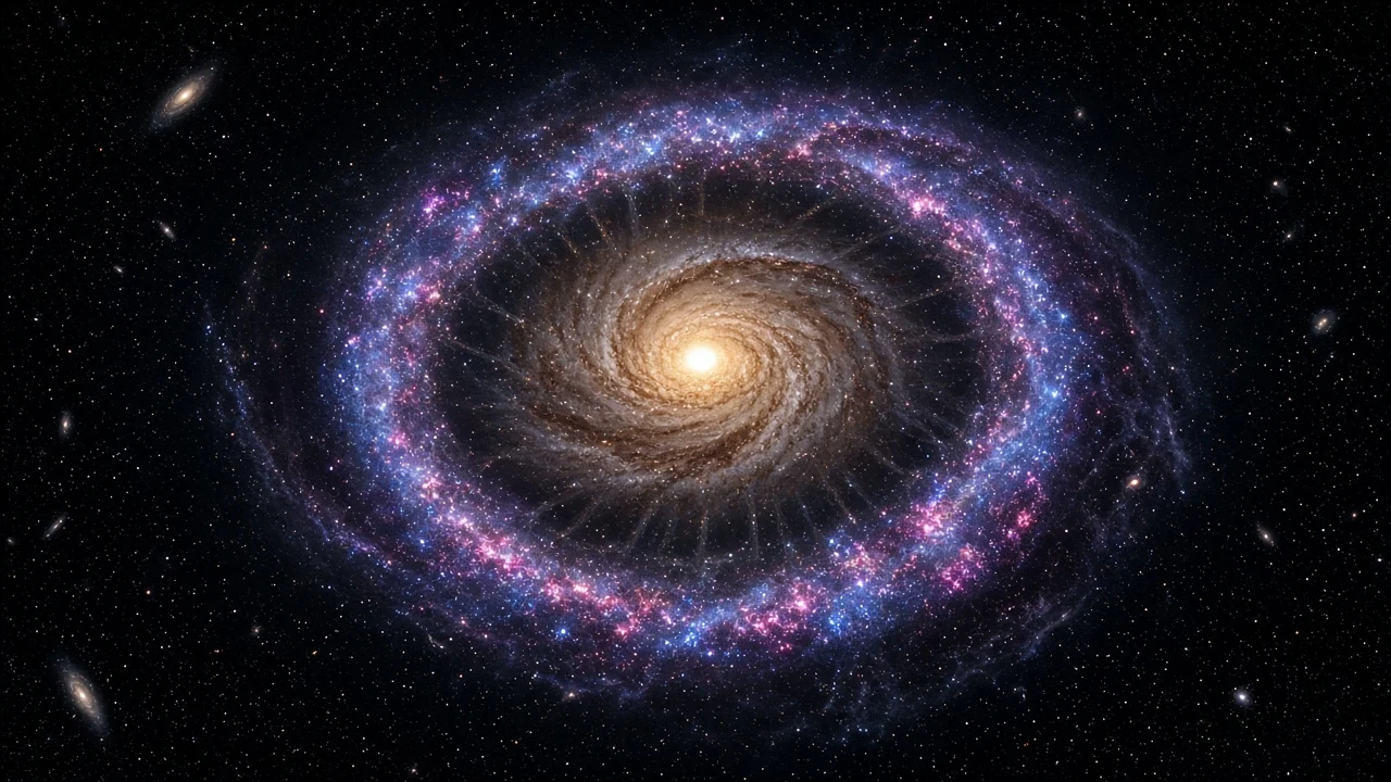 Ring-Spiral Hybrid Galaxy Formed by Head-On Cosmic Piercing