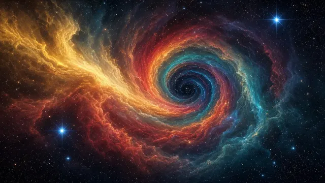 Spectroscopic Multi-Tiered Cosmic River Flowing into a Nebular Eddy