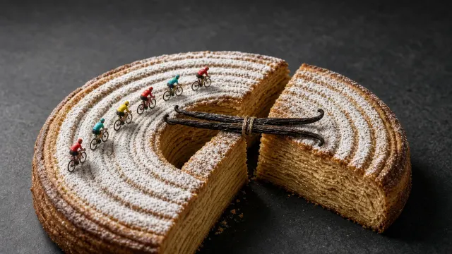 Peloton Crossing the Pastry Wedge Canyon