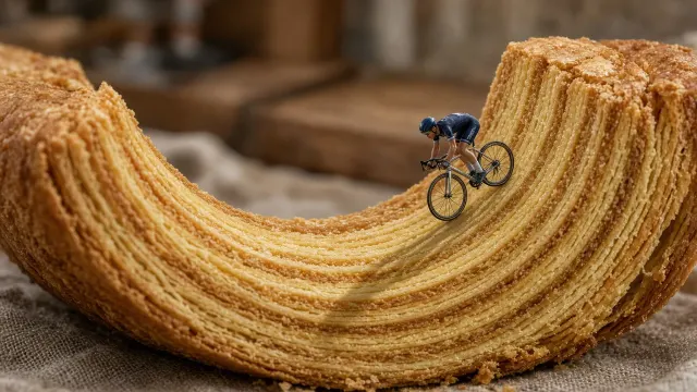 Ascending the Pastry Curve Mobile Screen Layout