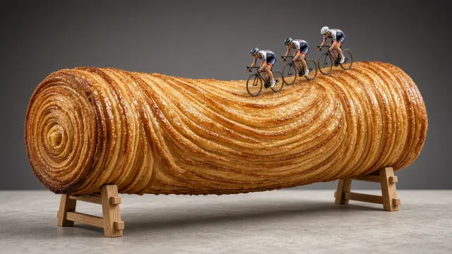 Horizontal Spit-Cake Velodrome Cylinder Sprint