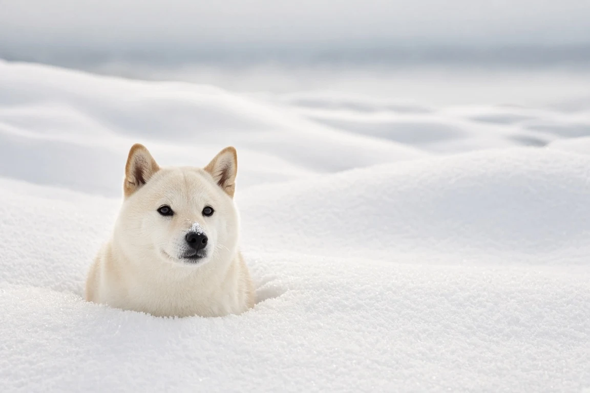 Powder Snow Prowler Clean Winter Phone Wallpaper