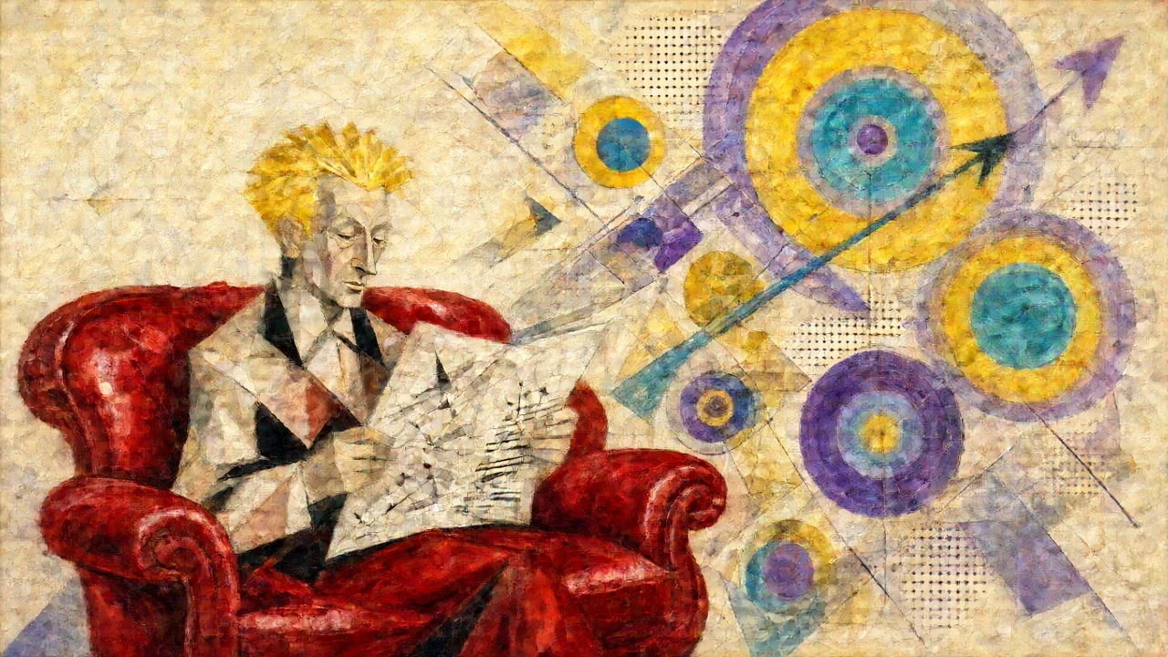 Vertical Kinetic Harmony of Grandfather and Morning Gazette