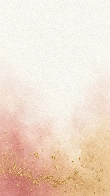 Soft Watercolor Wash Gradient with Gold Dust Flecks