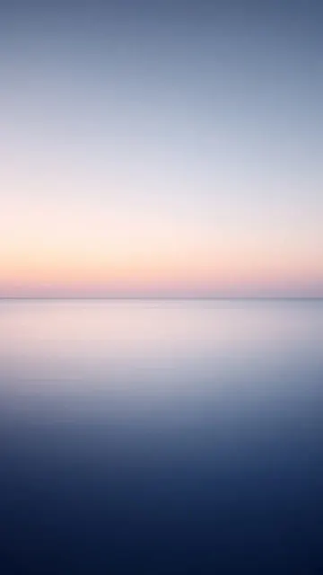 Minimalist Long Exposure Vertical Gradient of Water and Dawn