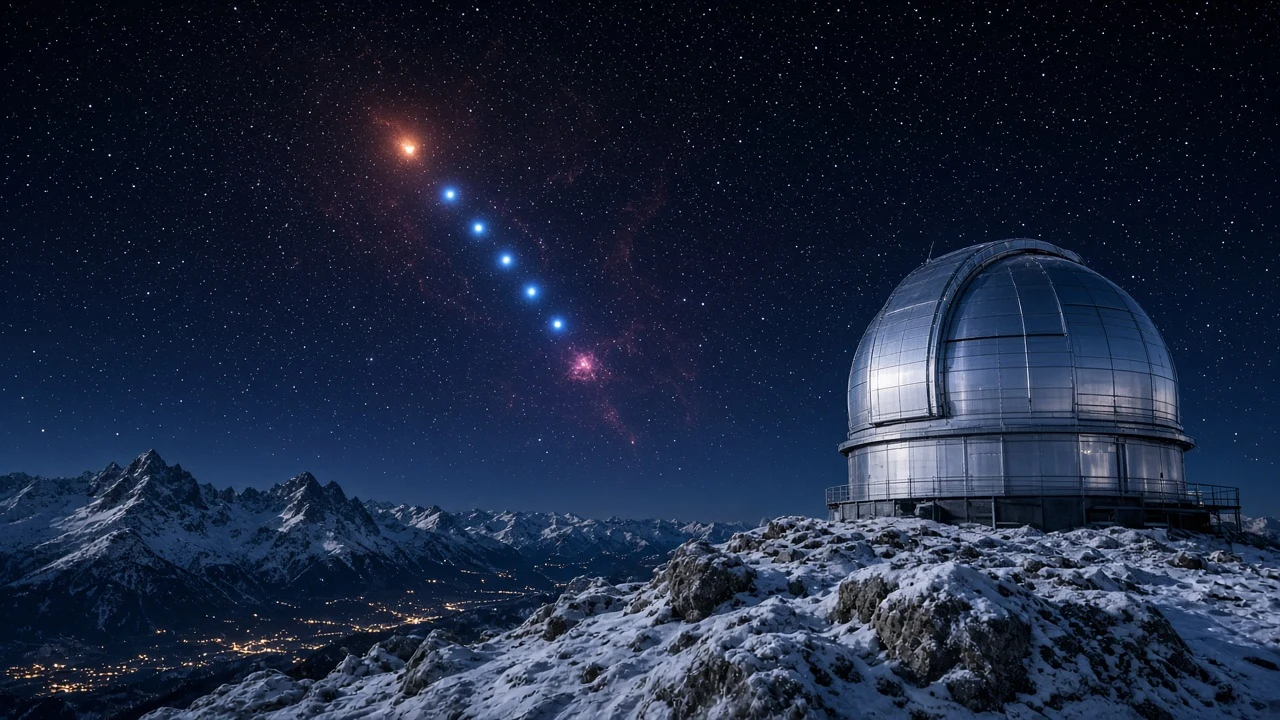 Orion Rising Above Alpine Astronomical Observatory