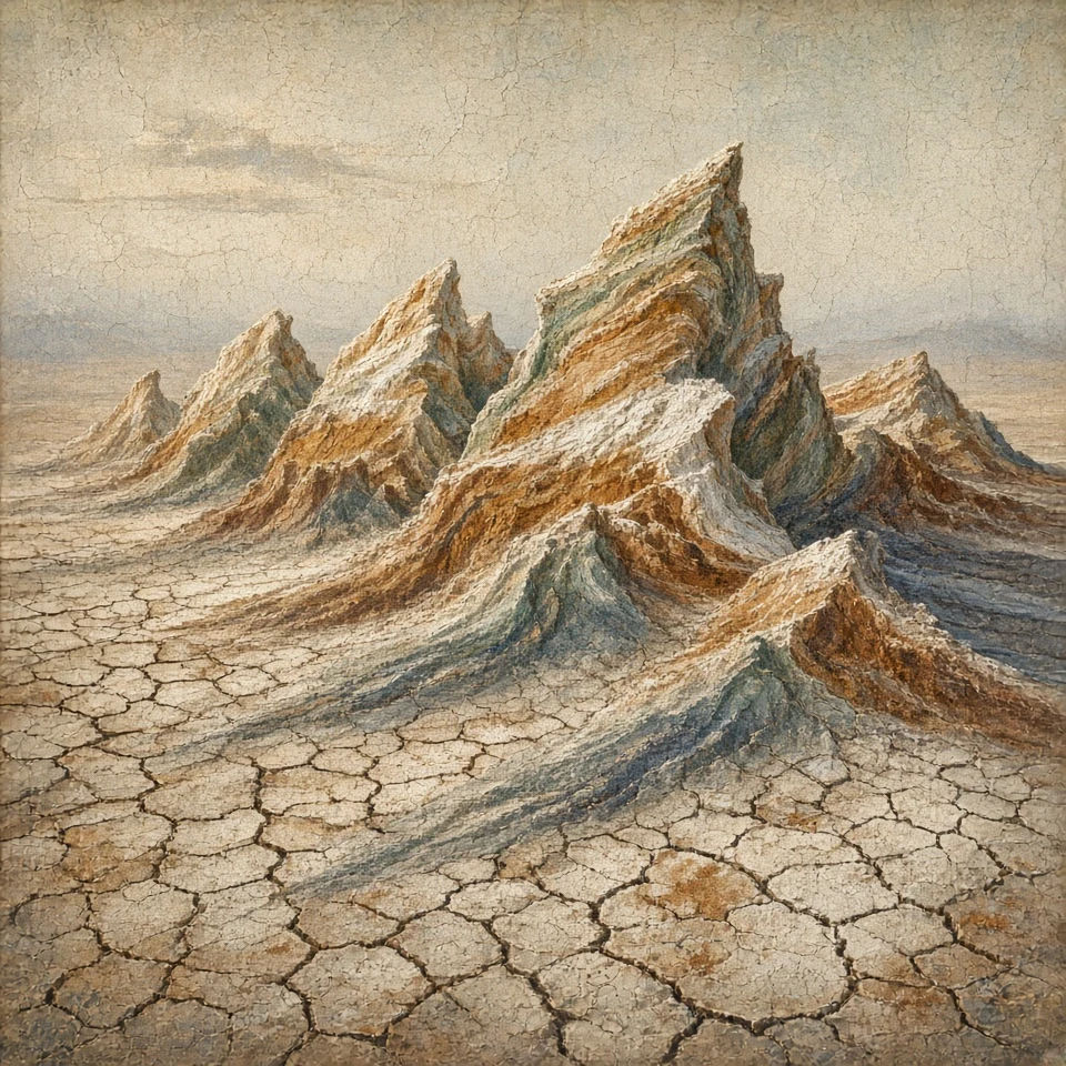 Fresco Secco Yardangs and Chalky Wind Carved Basins