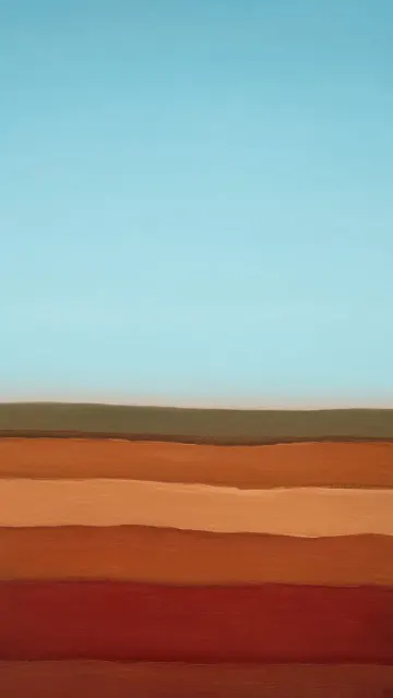 Color Field Minimalist Strata and Vast Open Sky