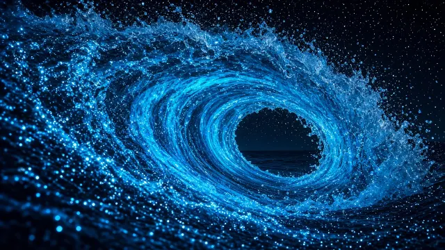 Hollow Inside-the-Barrel Luminous Vortex