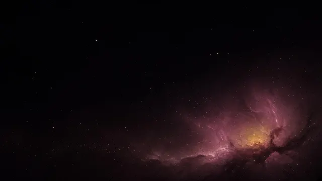 Cosmic Stardust Gradient with Distant Stellar Nebula Glow