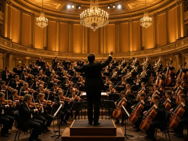 Crescendo Panorama Across the Golden Symphony Auditorium