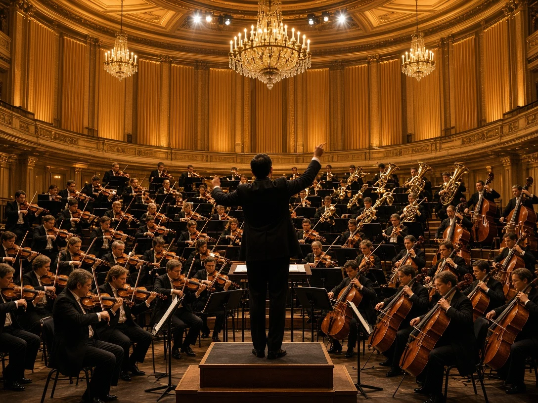 Crescendo Panorama Across the Golden Symphony Auditorium