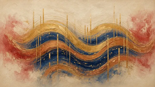 Synesthetic Polyphony Geometric Abstraction