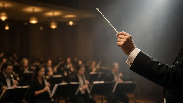 The Conductor's Baton at the Moment of Suspension