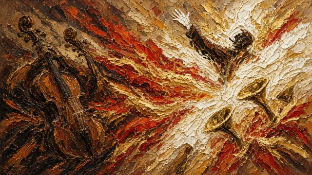 Fortissimo Palette Knife Impasto Symphonic Explosion
