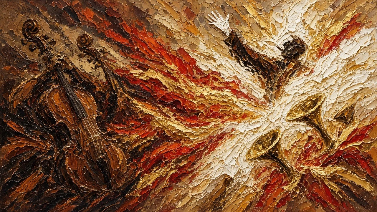Fortissimo Palette Knife Impasto Symphonic Explosion