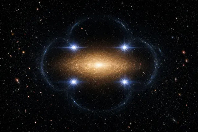 Gravitationally Lensed Supernova Einstein Cross