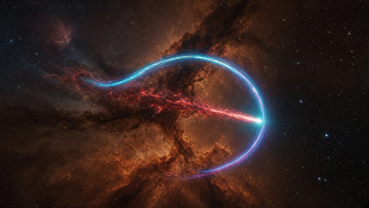 Supersonic Bow Shock Collision in a Molecular Filament